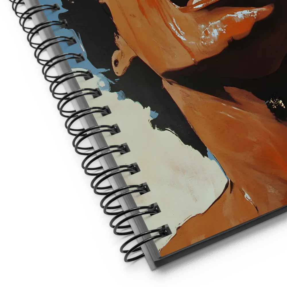 Raw Emotion: The Anguish Within | Spiral Notebook