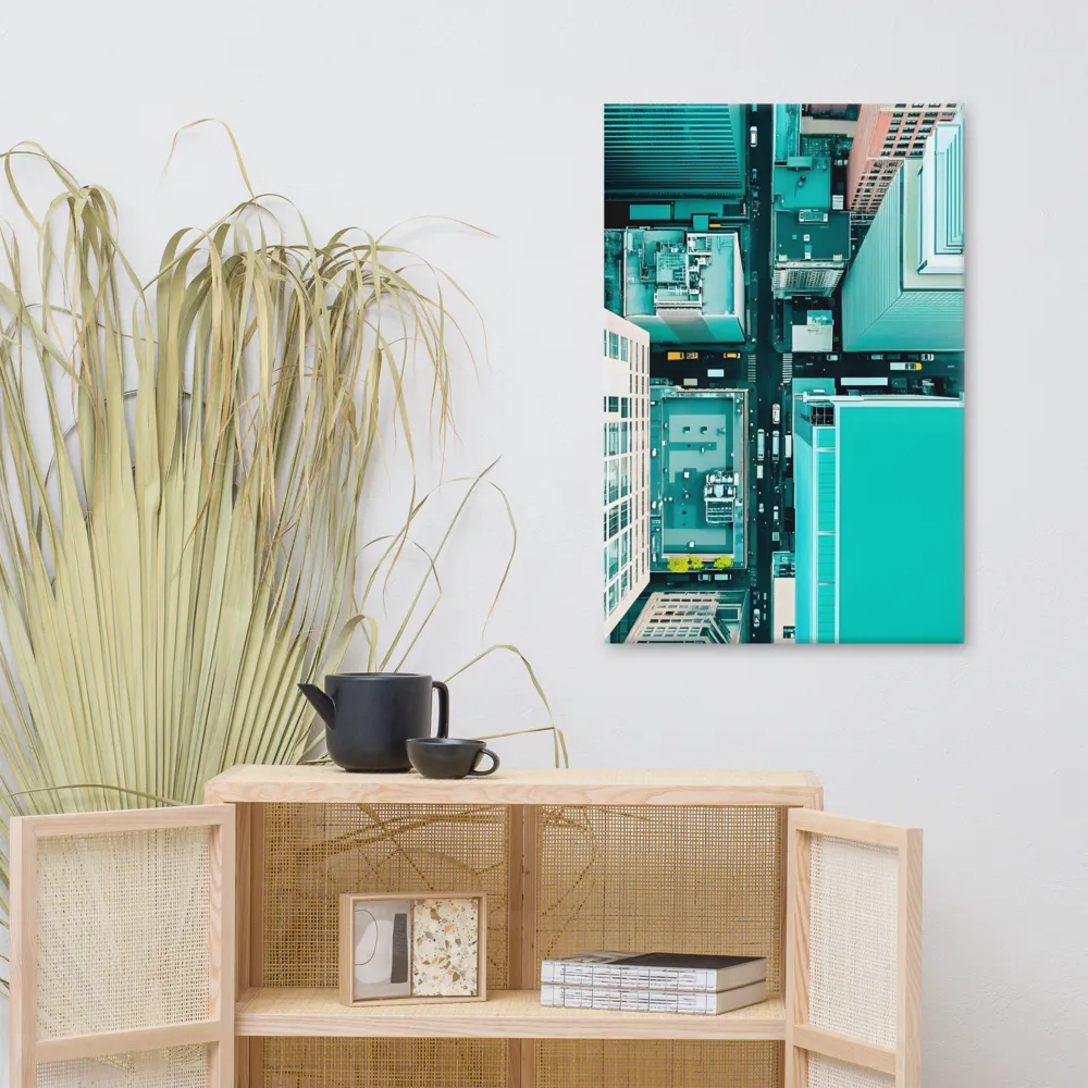 Urban Geometry: Aerial Perspective | Canvas | 24″×36″