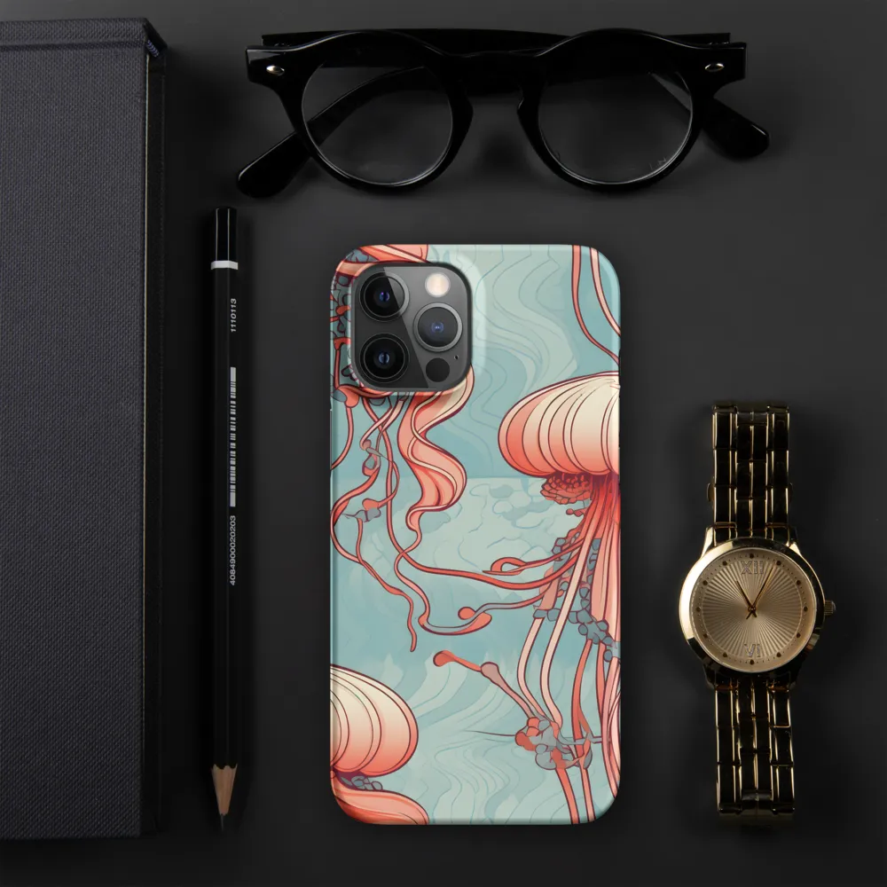 Ethereal Dance of Jellyfish | Phone Case |  12 Pro Max | Snap Case | Matte