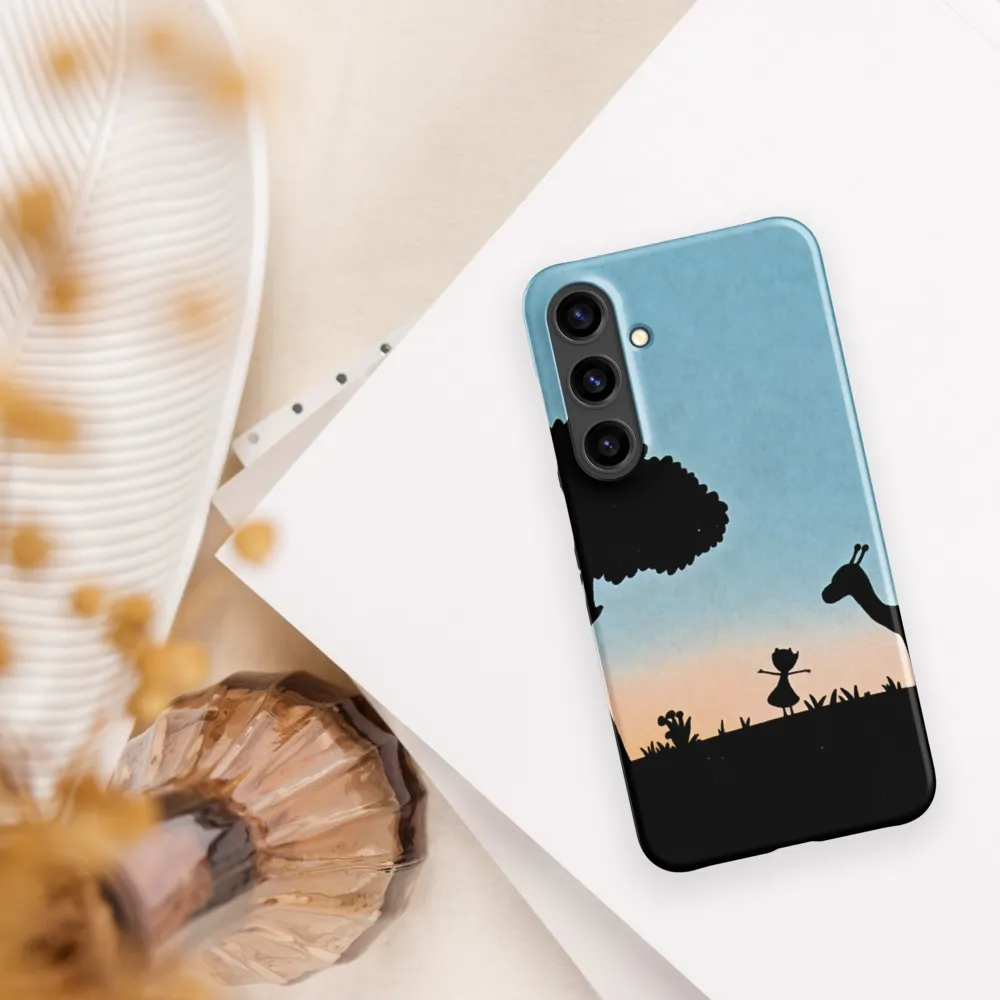 Curiosity in the Silhouette | Phone Case |  S24 Plus | Snap Case | Matte