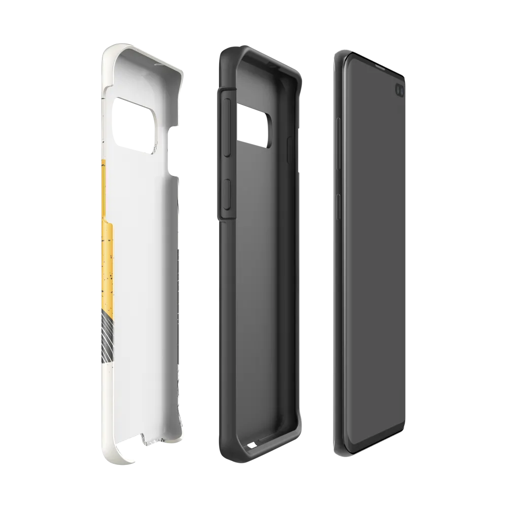Dynamic Harmony in Black and Yellow