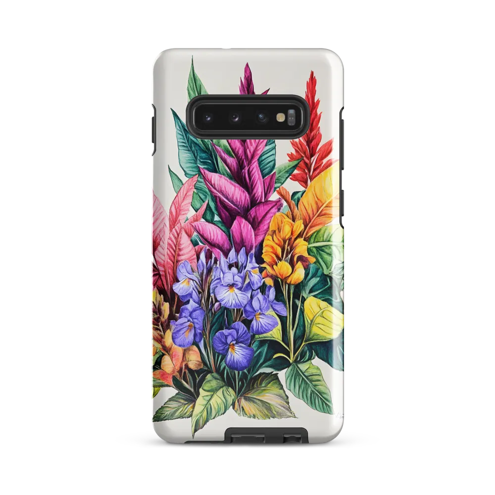 Tropical Symphony | Phone Case |  S10 Plus | Tough Case | Glossy