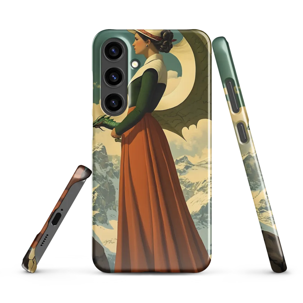 Mystic Harmony: The Dragon Keeper | Phone Case |  S24 Plus | Snap Case | Glossy
