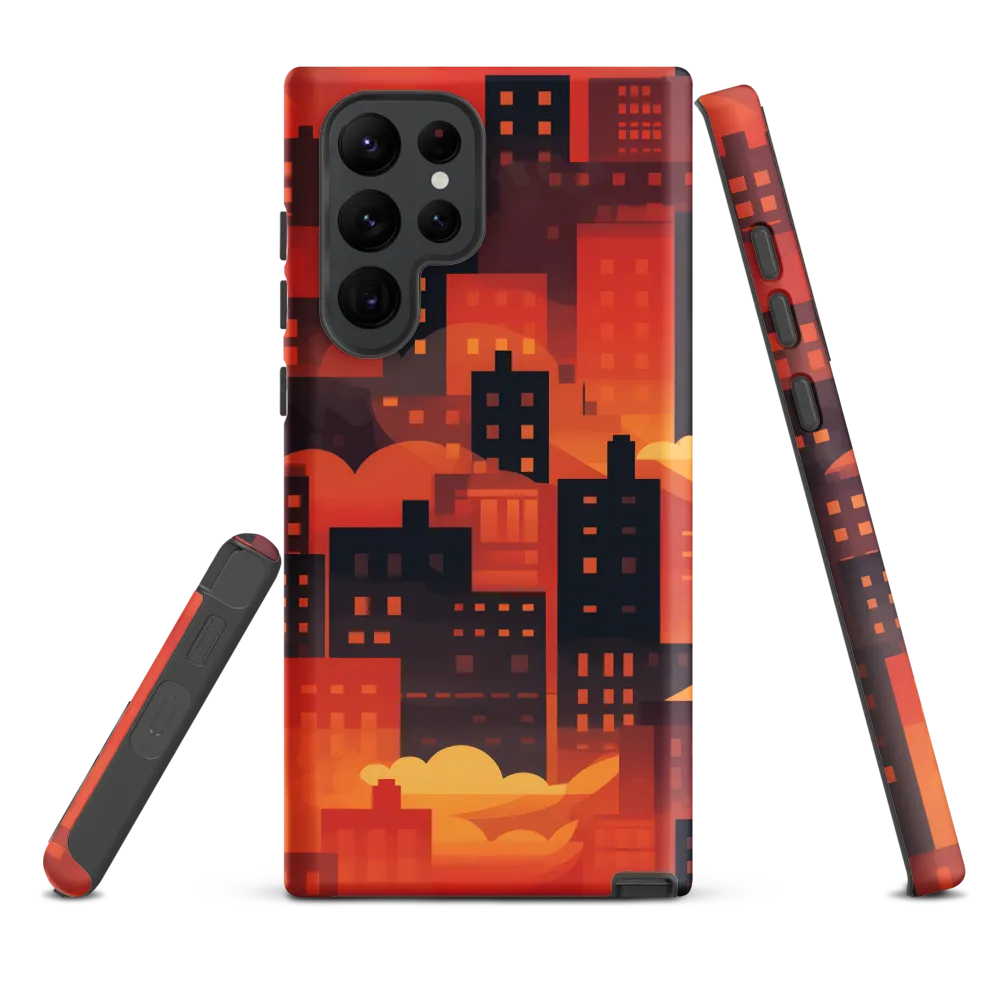 Radiance of the Urban Horizon | Phone Case |  S22 Ultra | Tough Case | Matte
