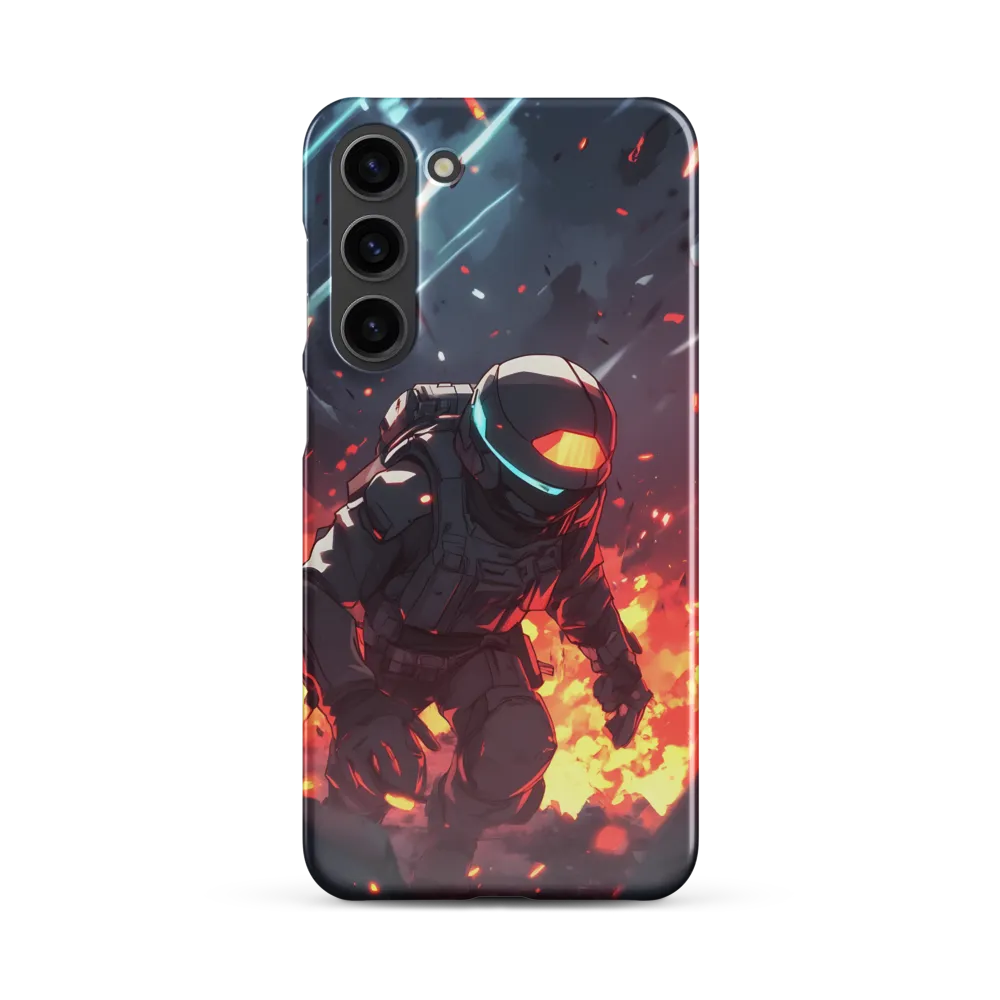 Astronaut Amidst Chaos