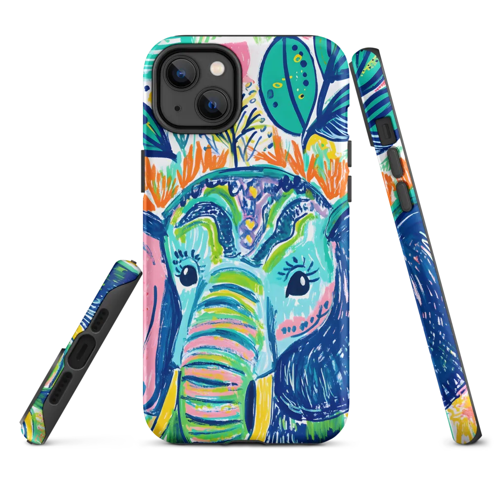 Whimsical Elephant Portrait