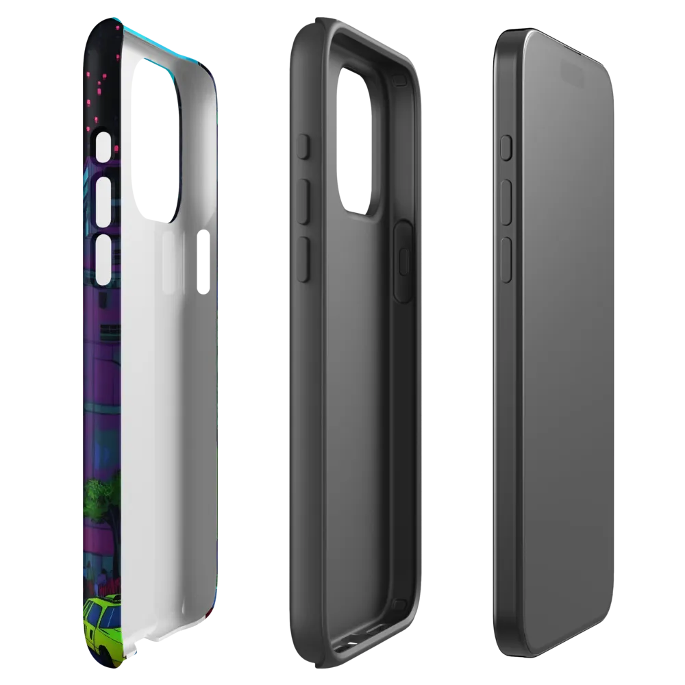 Neon Dreams of the City | Phone Case |  15 Pro Max | Tough Case | Matte