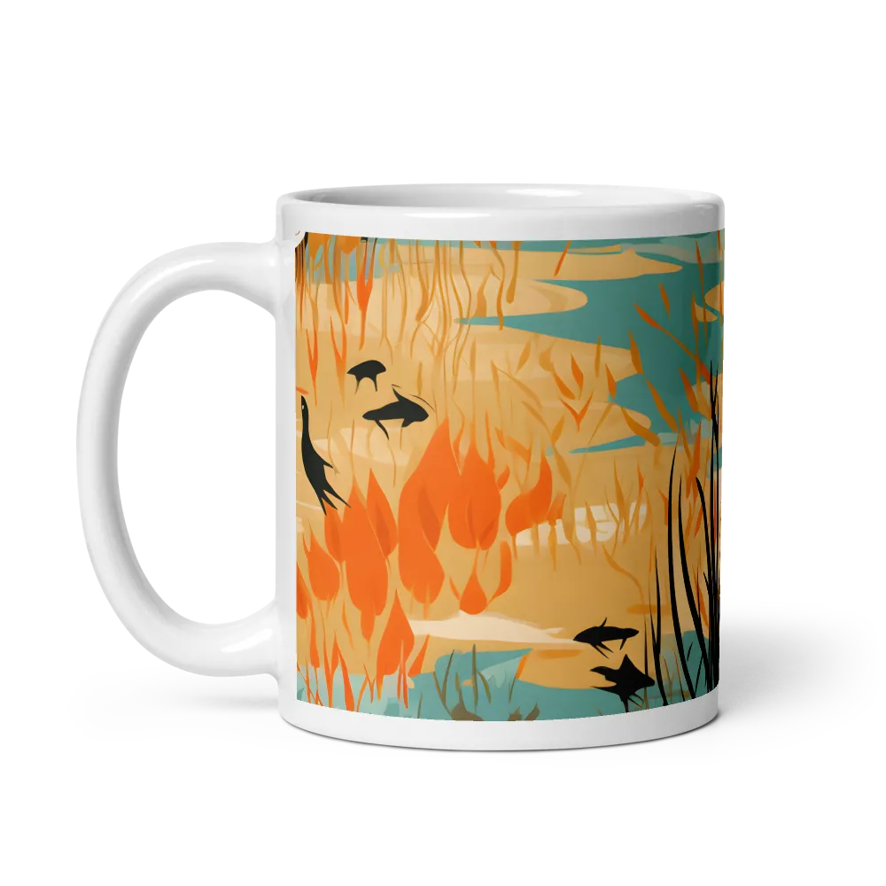 Whispers of the Wetlands | Mug with White inside | 11 oz