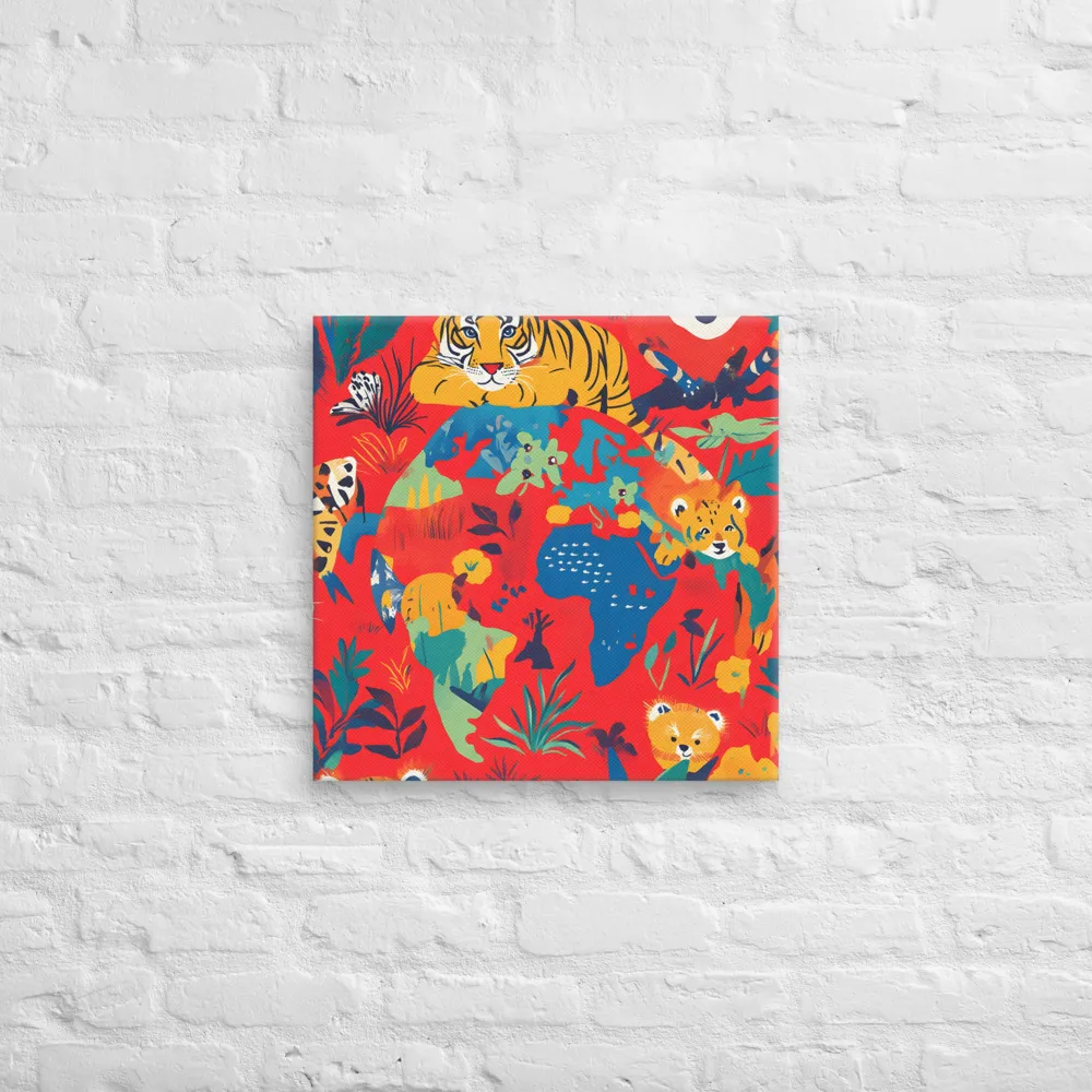 Wild Wonders of the Globe | Canvas | 20″×20″