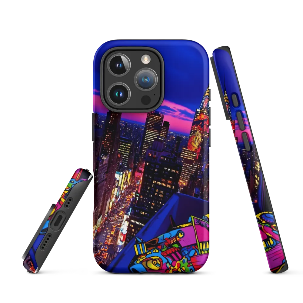 Neon Twilight: A City in Vibrance