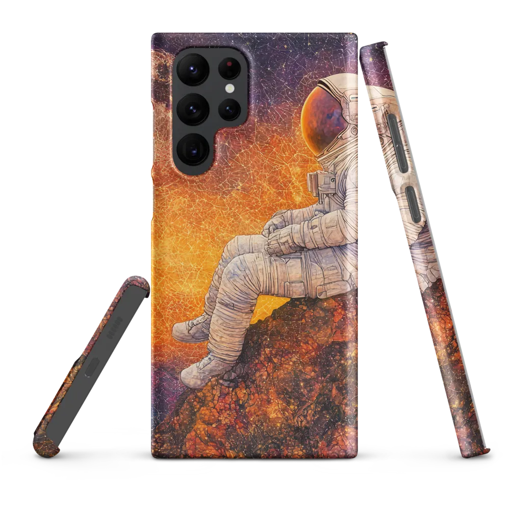 Cosmic Contemplation | Phone Case |  S22 Ultra | Snap Case | Matte