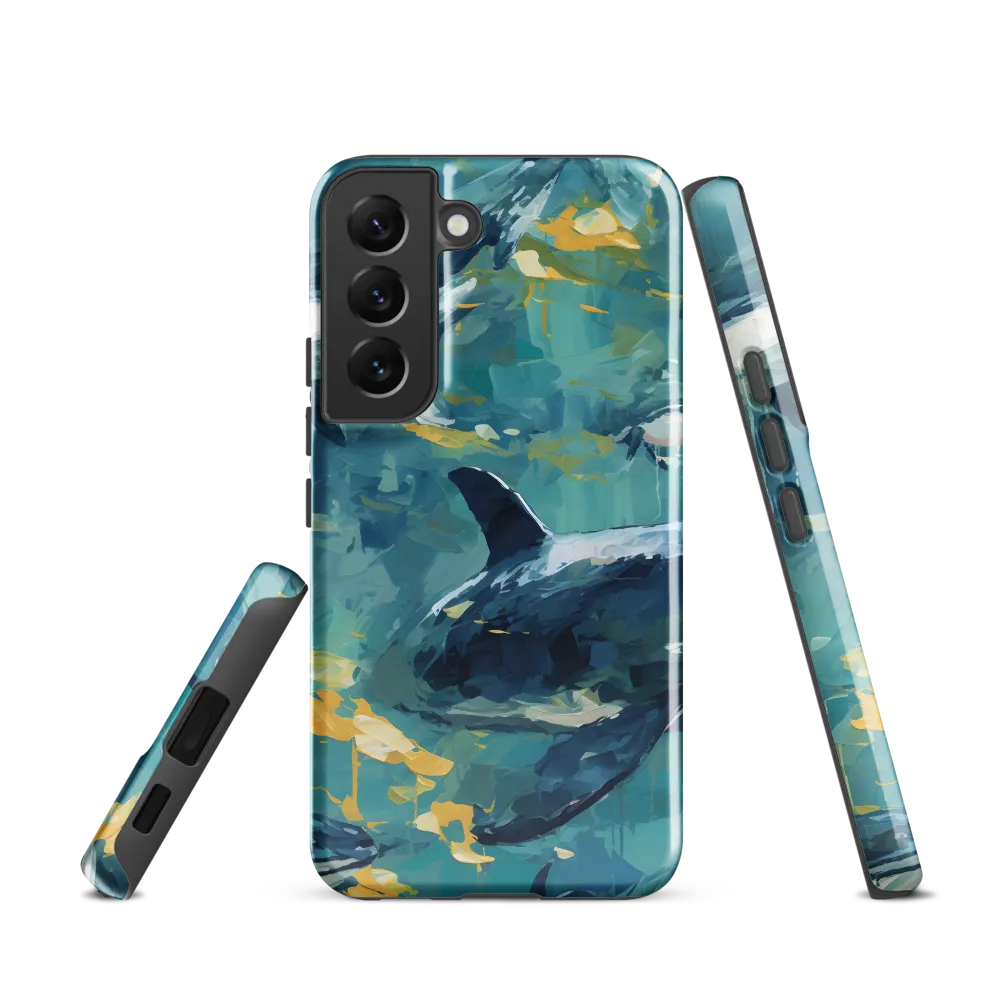 Beneath the Waves: A Symphony of Whales | Phone Case |  S22 | Tough Case | Glossy