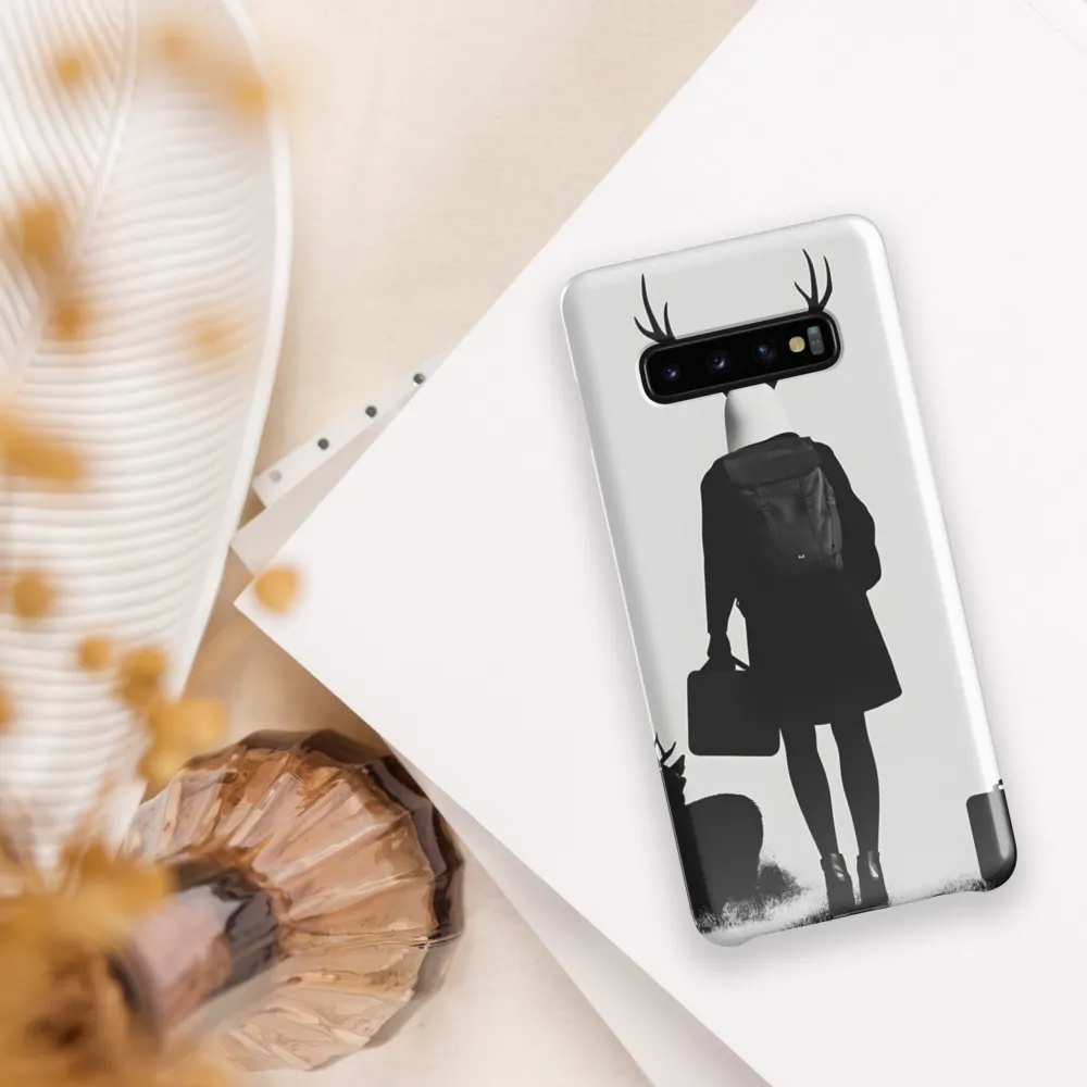 Antlered Reflections | Phone Case |  S10 Plus | Snap Case | Glossy