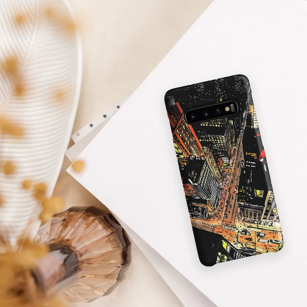 Urban Nightscape: A Bird's-eye View