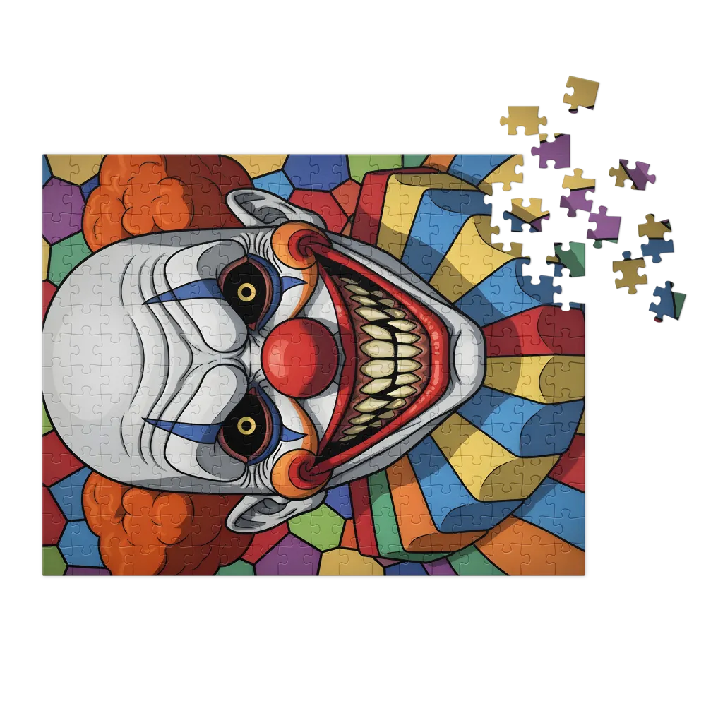 Maniacal Jester 
 Jigsaw Puzzle in Tin Box