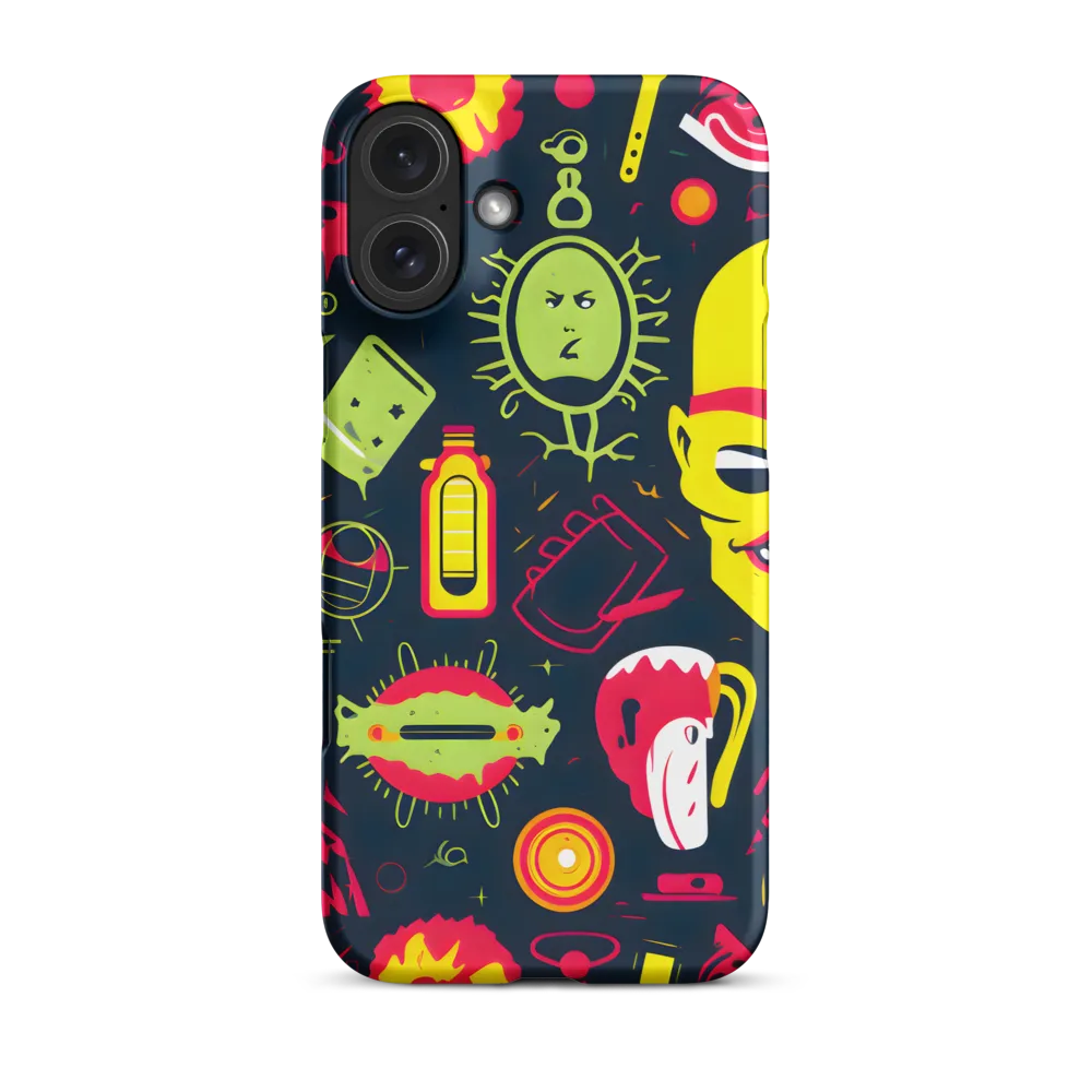 Neon Revelry: A Quirky Exploration of Modern Pop Art