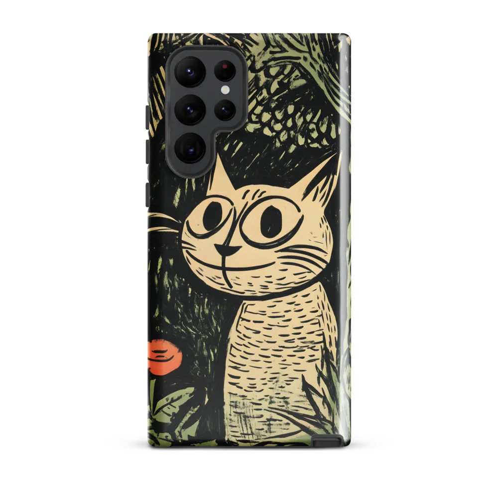 Whimsical Cat in the Forest