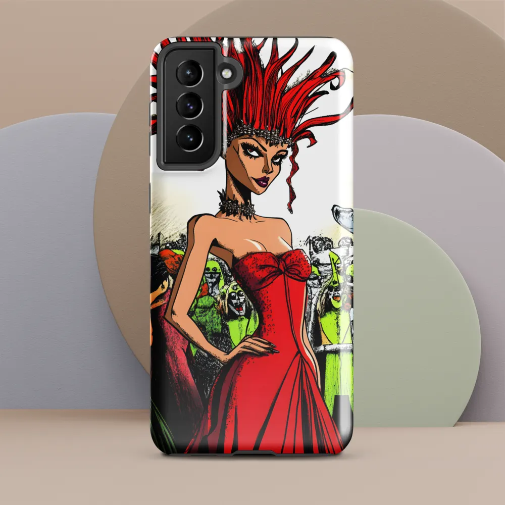 Fiery Elegance: A Fashion Statement