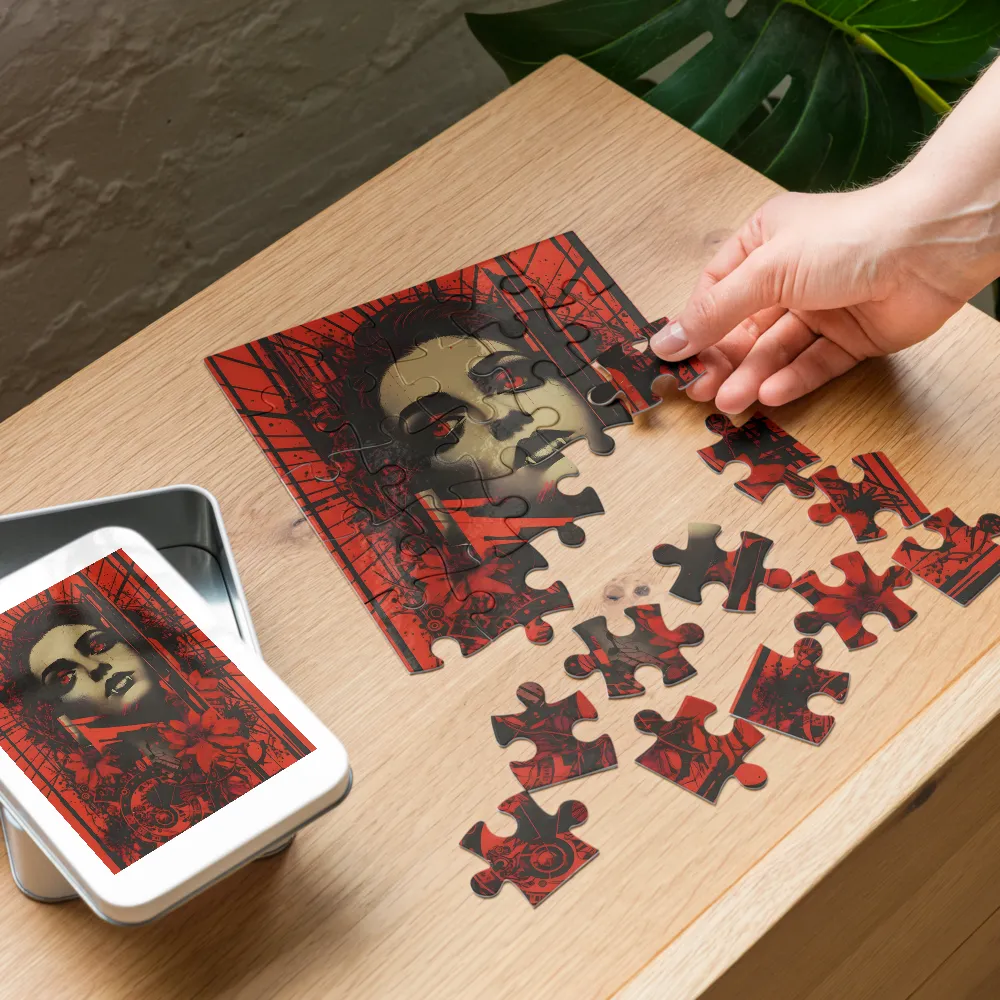 Crimson Vampire 
 Jigsaw Puzzle in Tin Box
