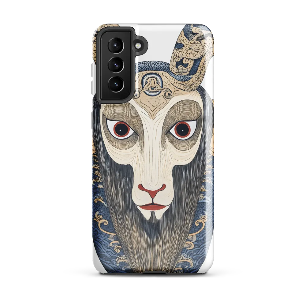 Ethereal Gaze of the Ram | Phone Case |  S21 Plus | Tough Case | Glossy