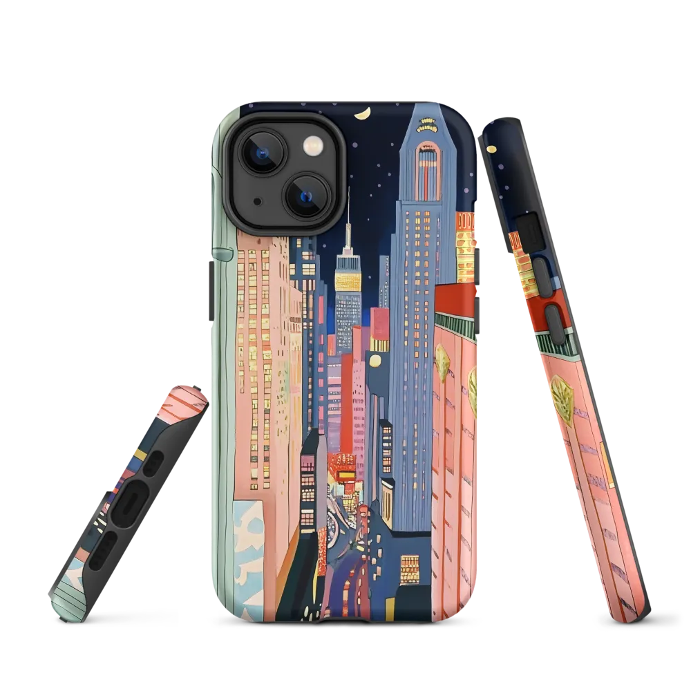 Urban Dreamscape: A Pop Art Night | Phone Case |  14 | Tough Case | Matte