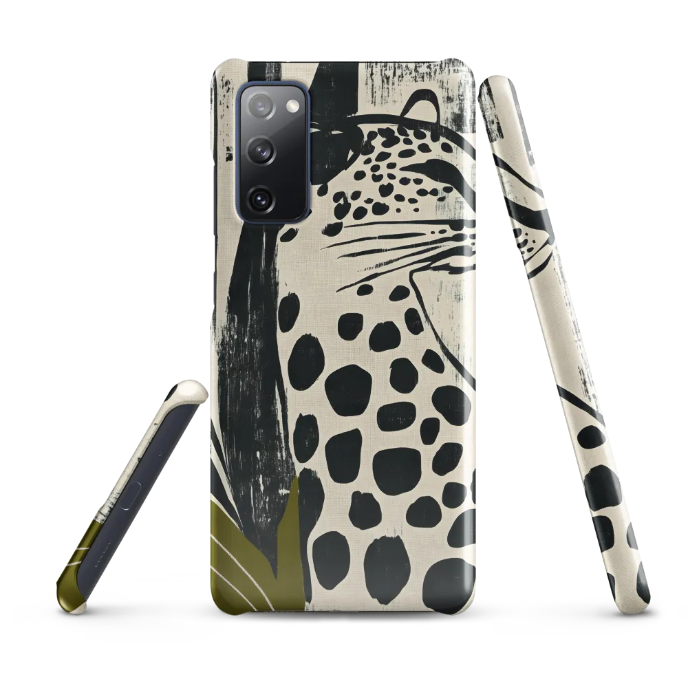 Leopard in Silhouette: A Modern Appeal | Phone Case |  S20 FE | Snap Case | Glossy