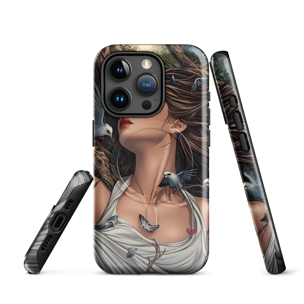Embrace of Freedom | Phone Case |  15 Pro | MagSafe® Tough Case | Glossy