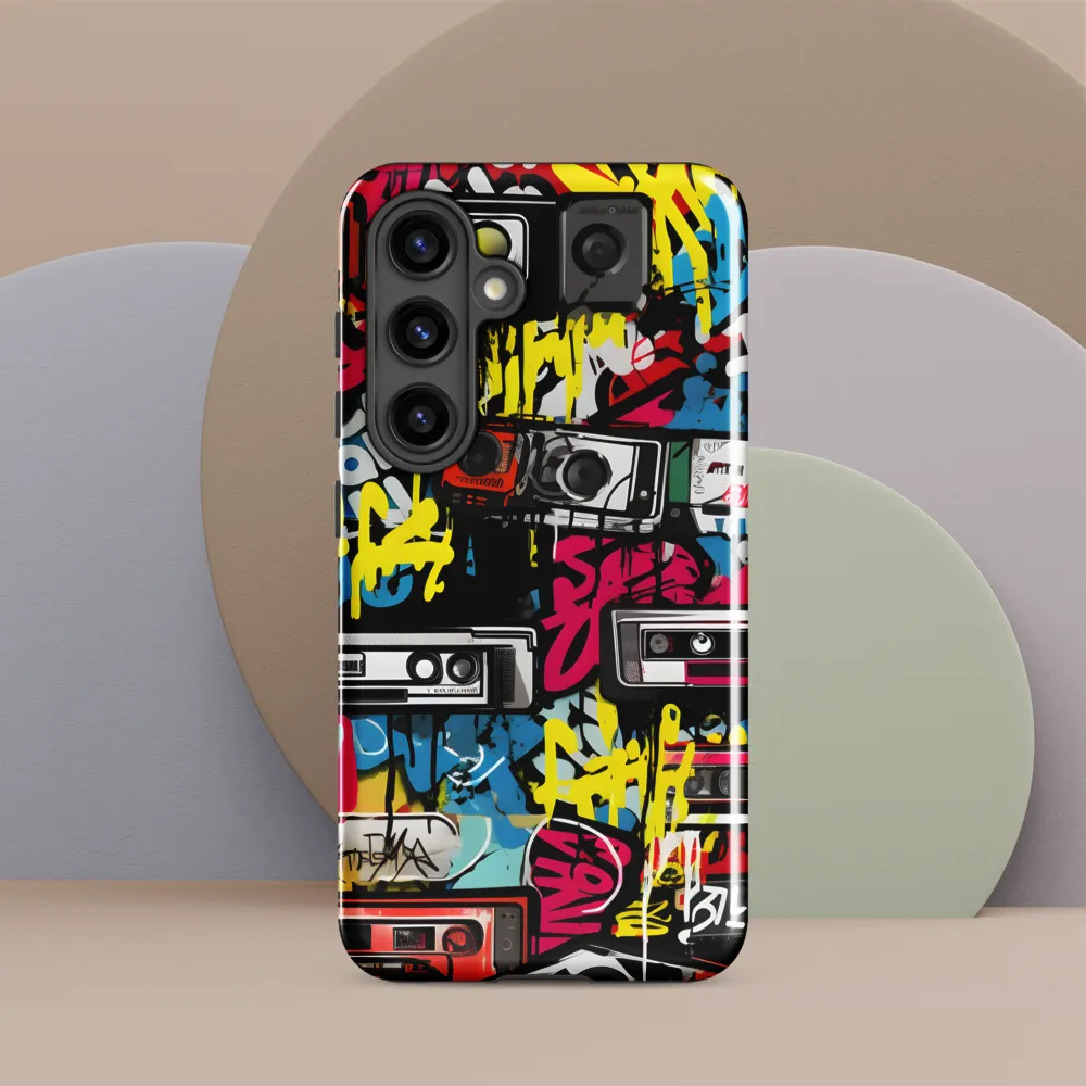 Urban Nostalgia: A Retro Cassette Explosion
