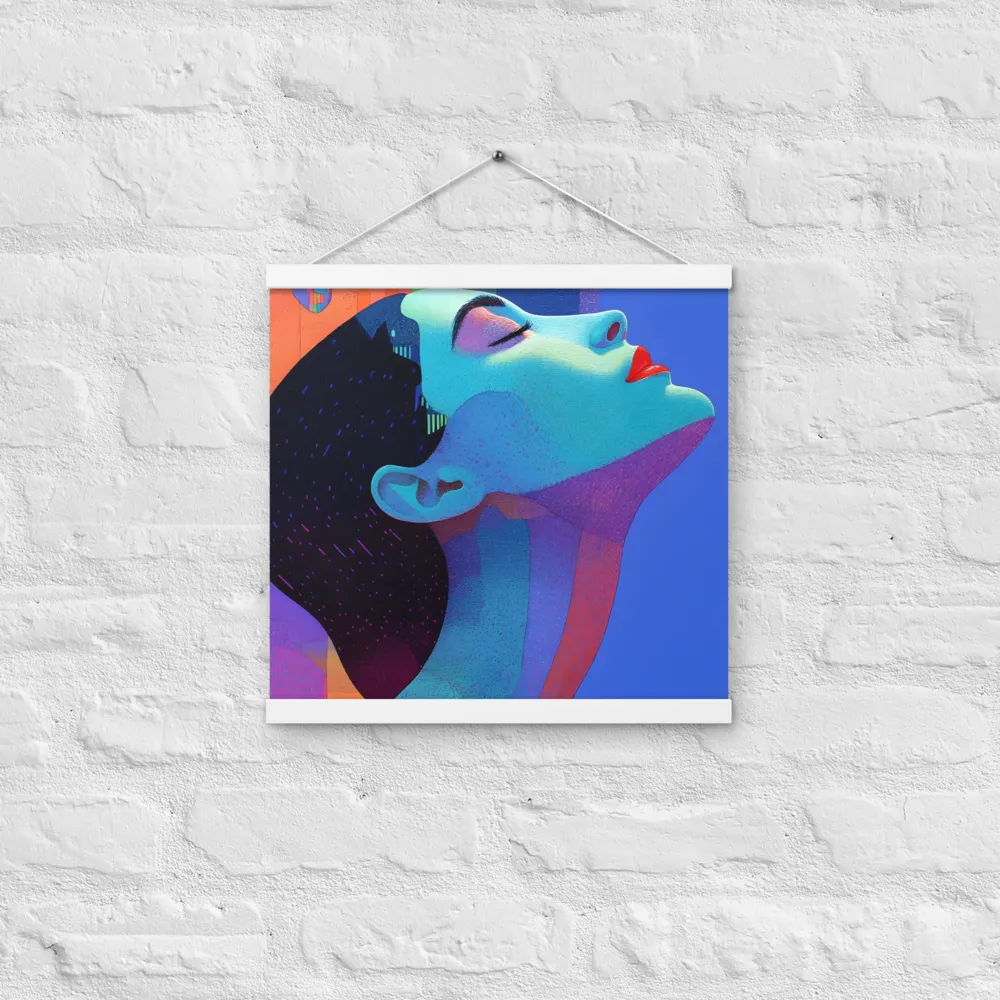 Ethereal Reverie | Poster With White Wood Hanger | 16″×16″