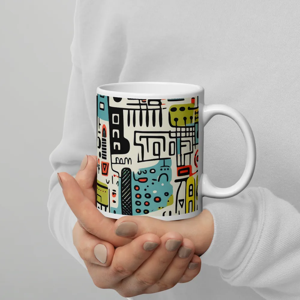 Urban Whimsy: A Playful Cityscape | Mugs | Multiple Sizes & Colors