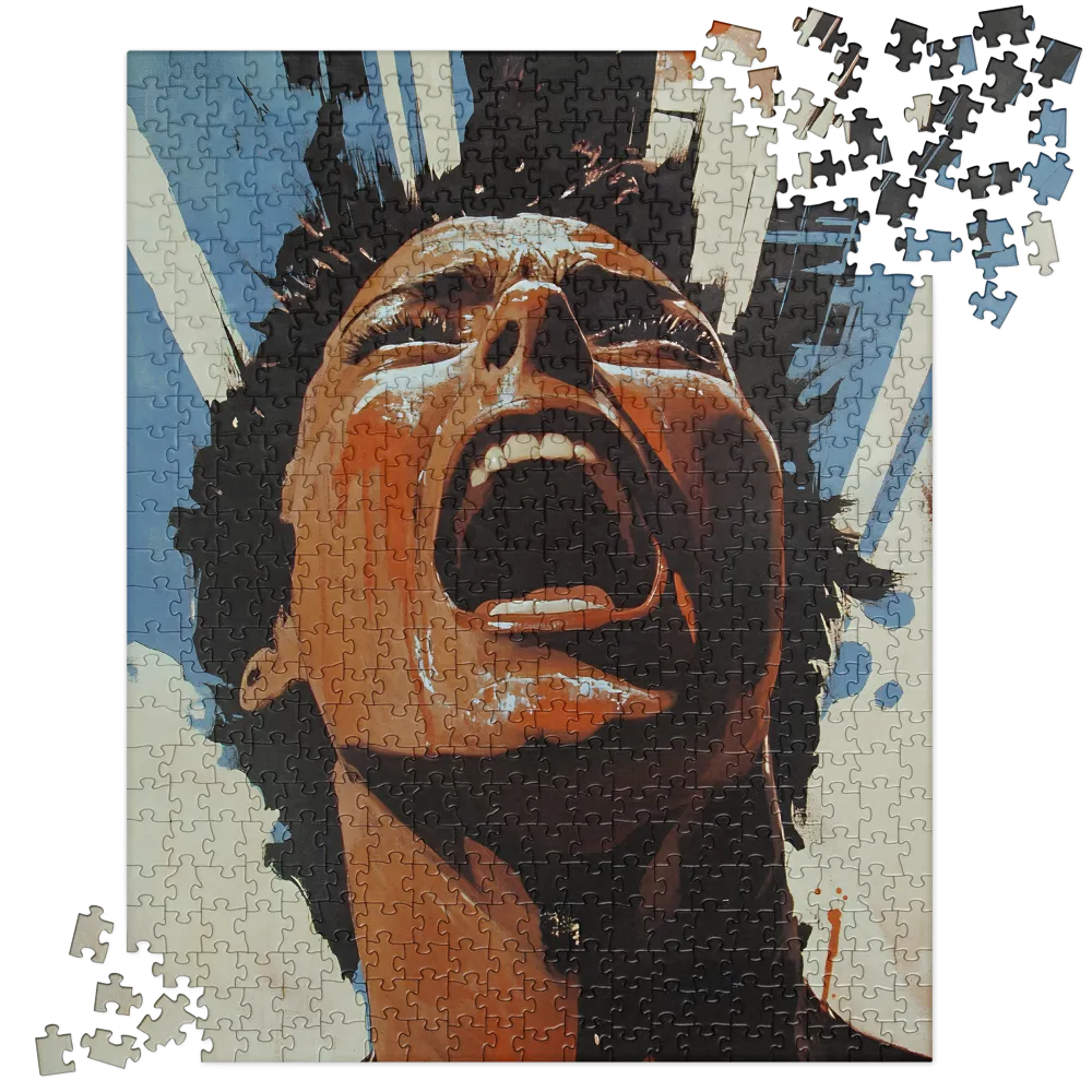 Raw Emotion: The Anguish Within | Jigsaw Puzzle | 520 pieces