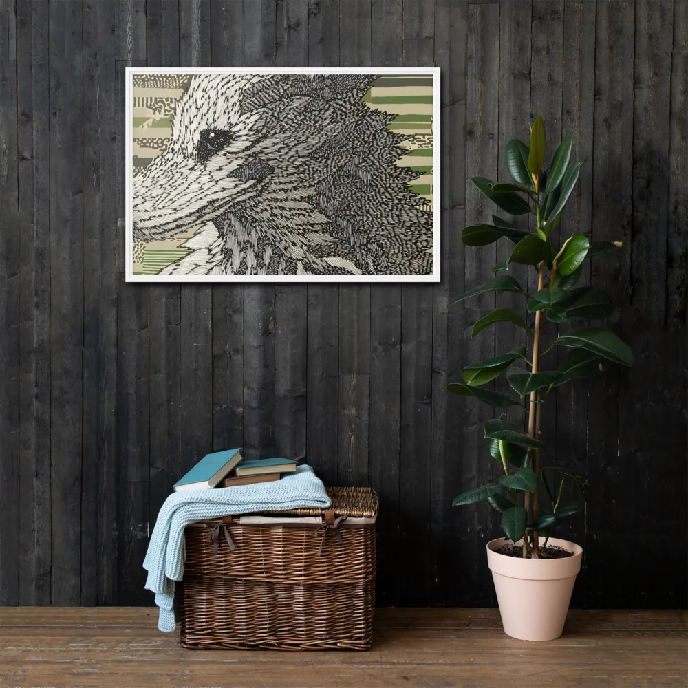 Reflections of the Forest | Canvas with White Frame | 24″×36″