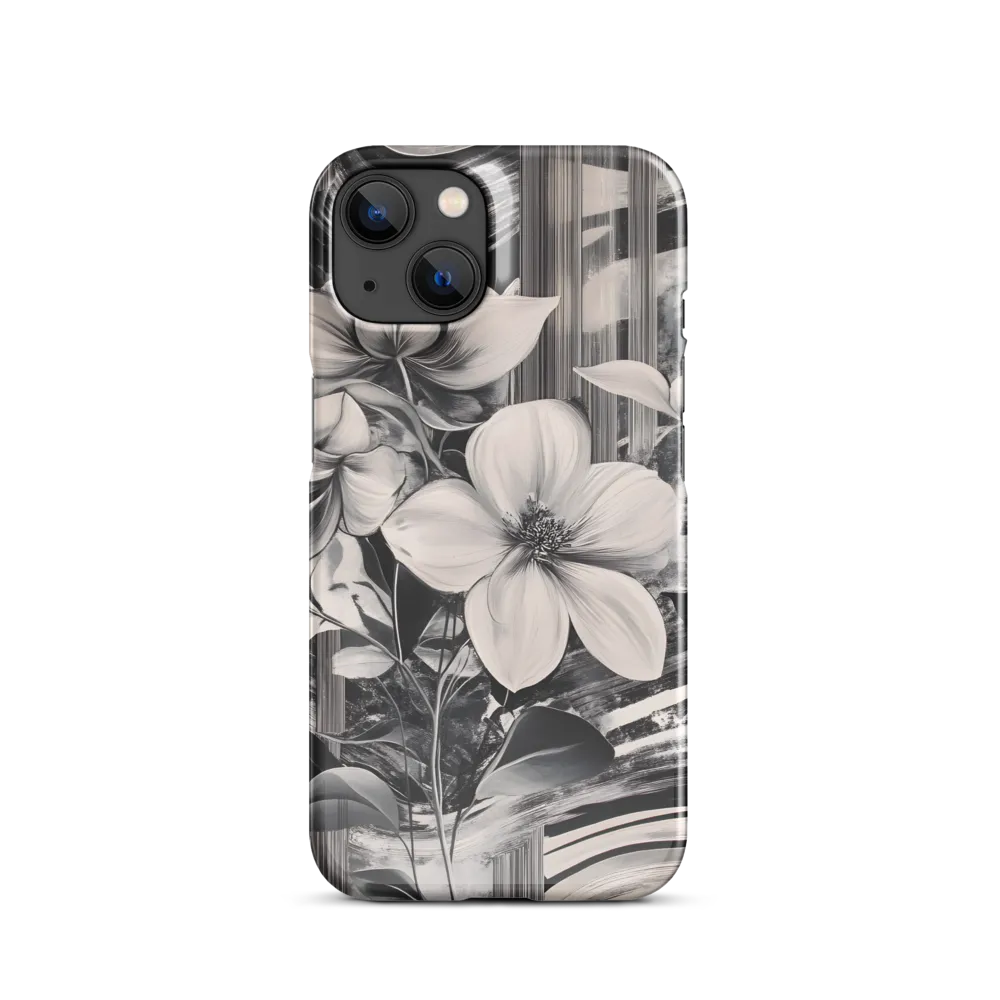 Ethereal Bloom: A Dance of Monochromes