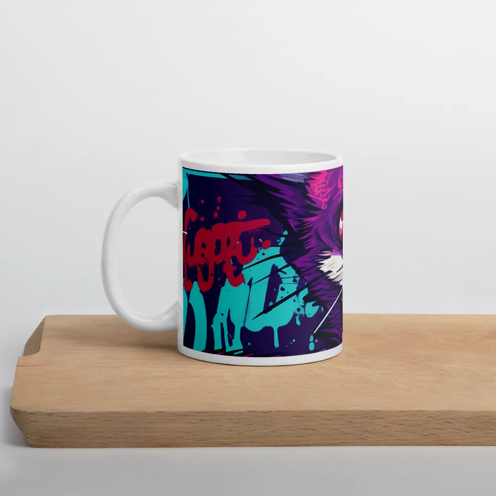 Fierce Felines: Urban Jungle | Mug with White inside | 11 oz