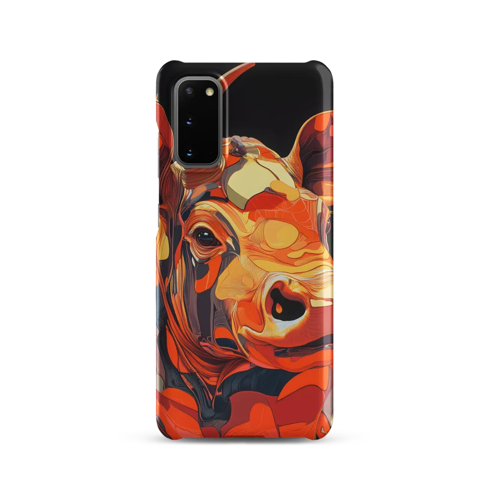 Modern Serenade: The Vibrant Cow