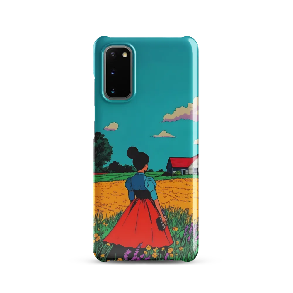 Whispers of a Sunlit Meadow | Phone Case |  S20 | Snap Case | Glossy