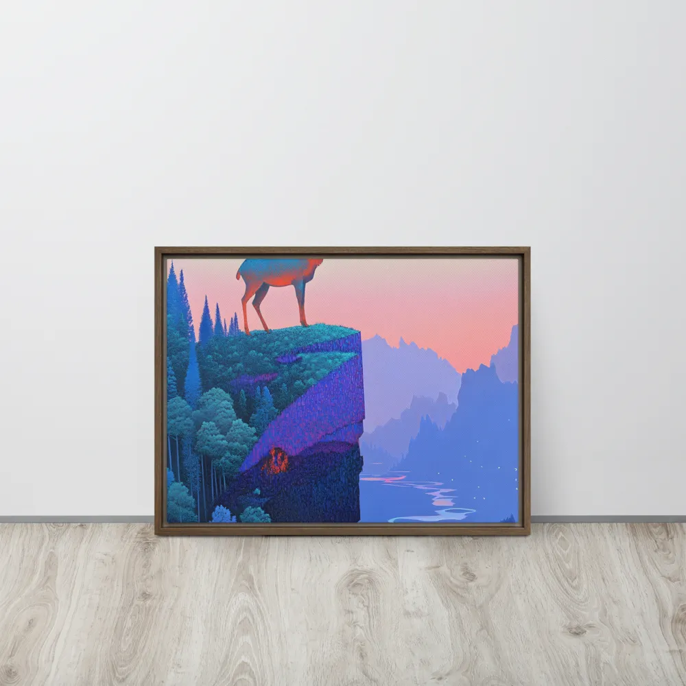 Majestic Refuge | Canvas with Brown Frame | 18″×24″