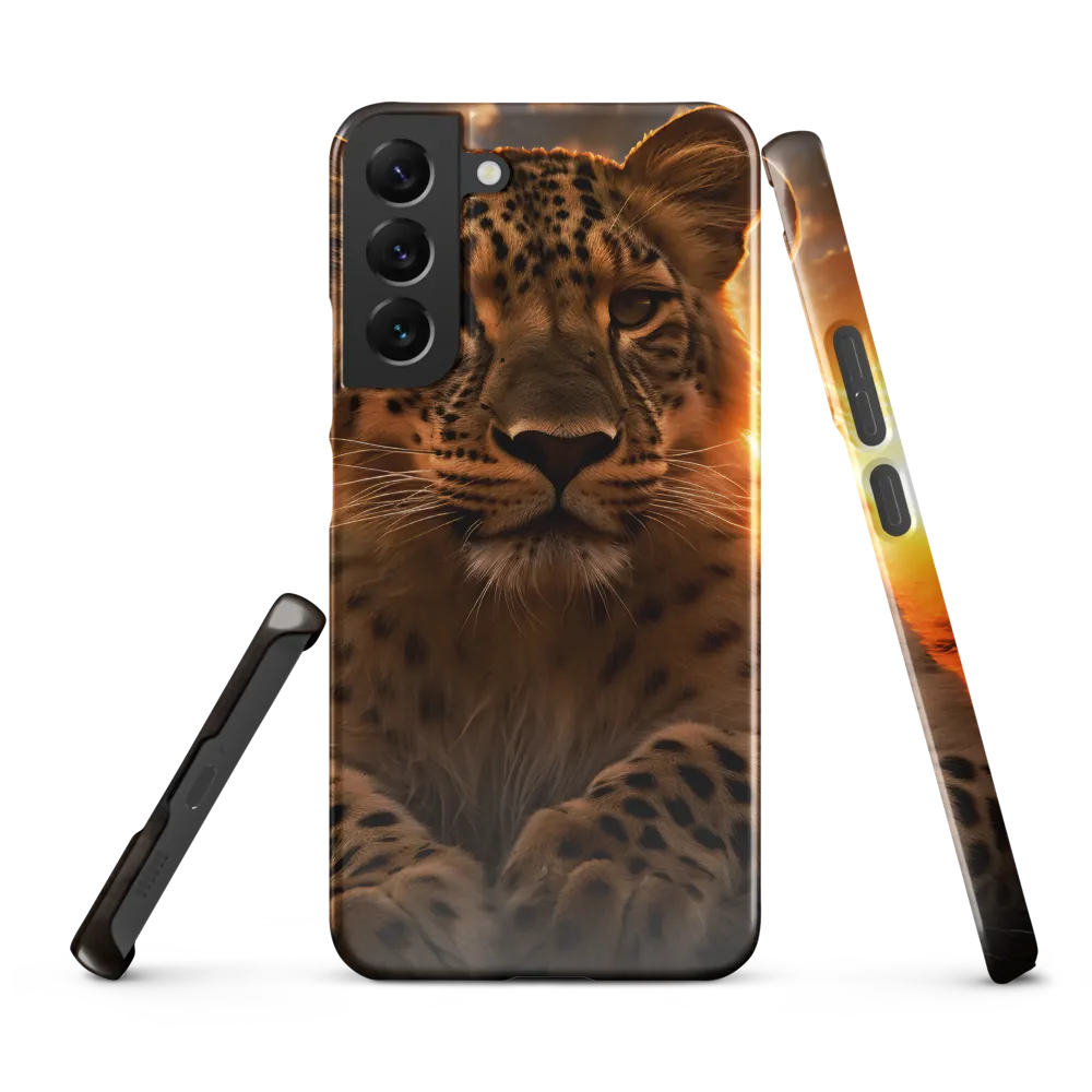 Regal Presence: The Leopard at Sunset