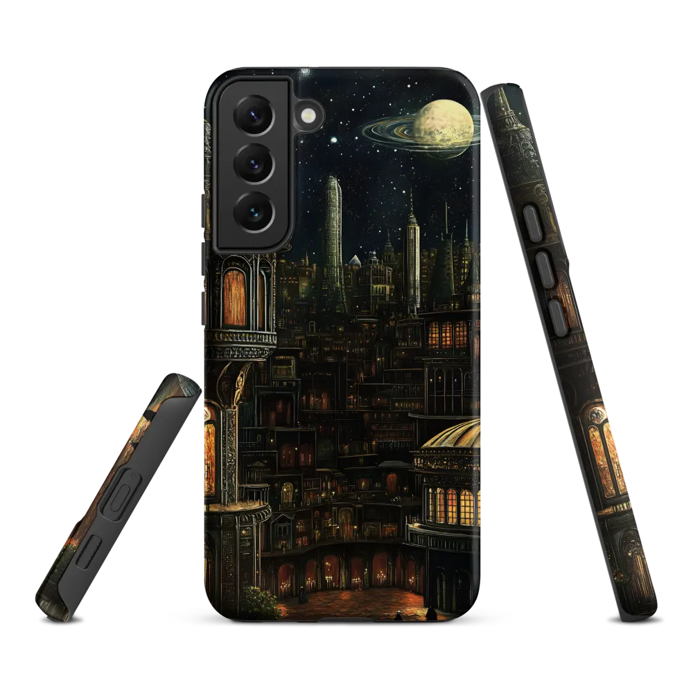 Celestial Enigma: A Surreal Cityscape