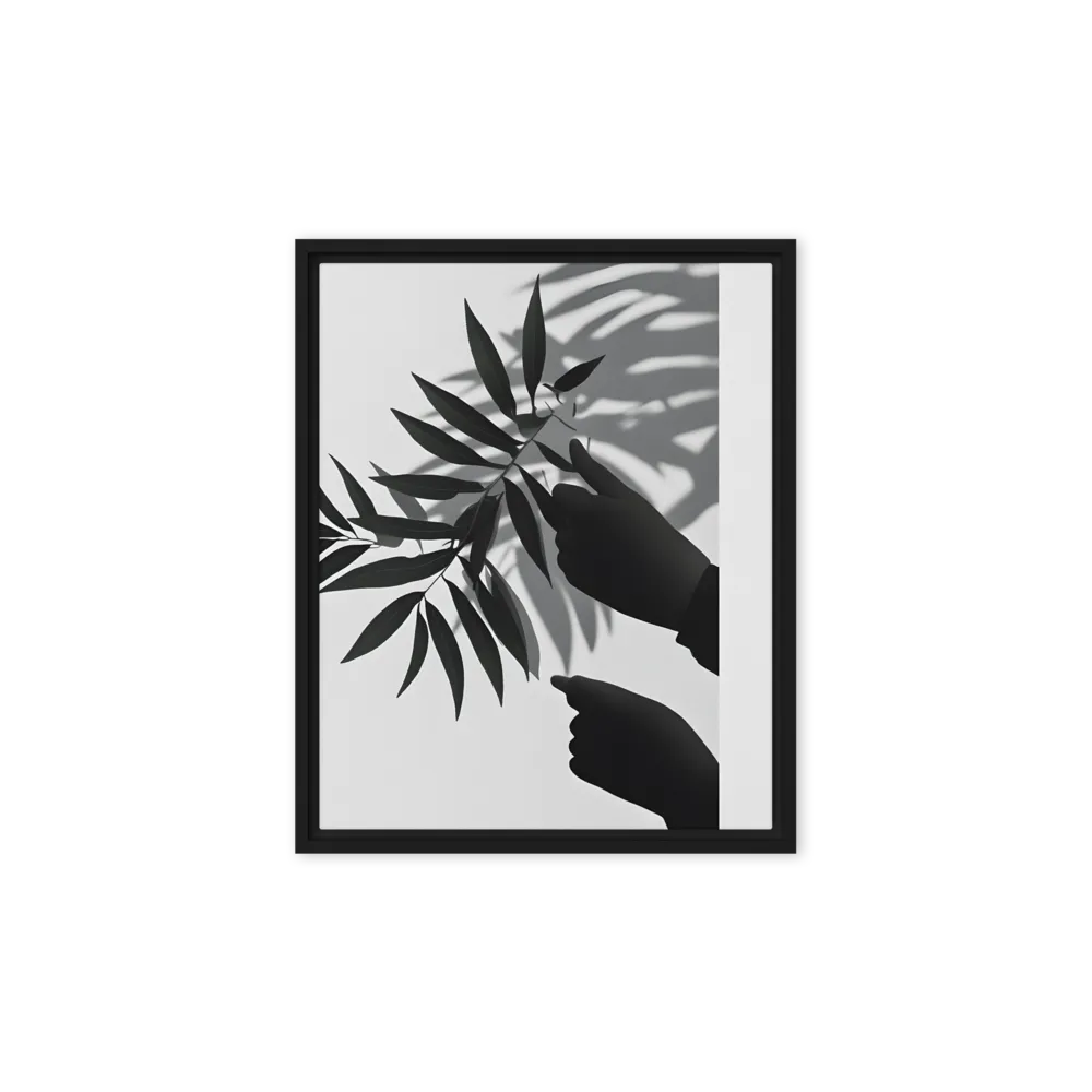 Whispers of Nature | Canvas with Black Frame | 8″×10″