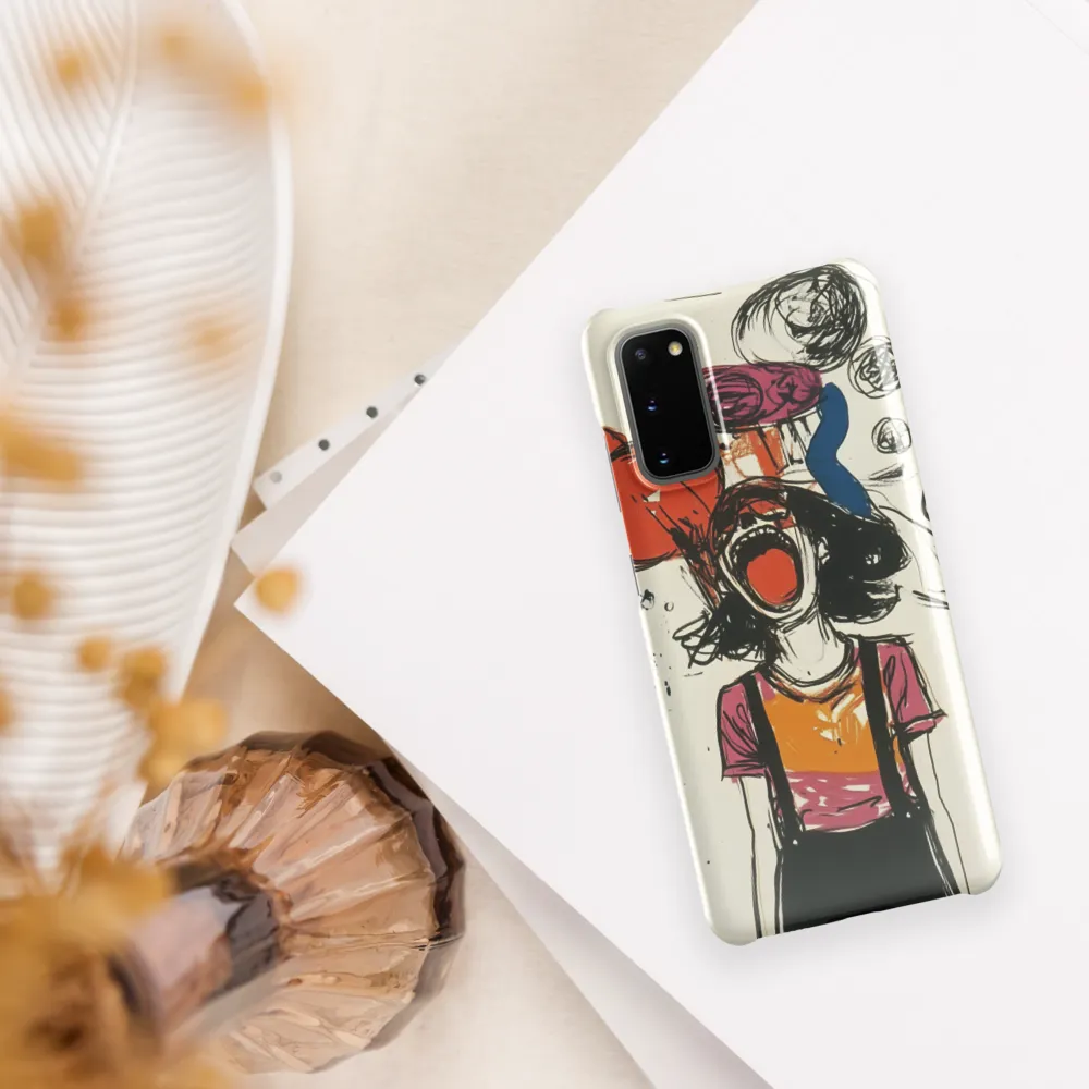 Echoes of Anguish | Phone Case |  S20 | Snap Case | Glossy