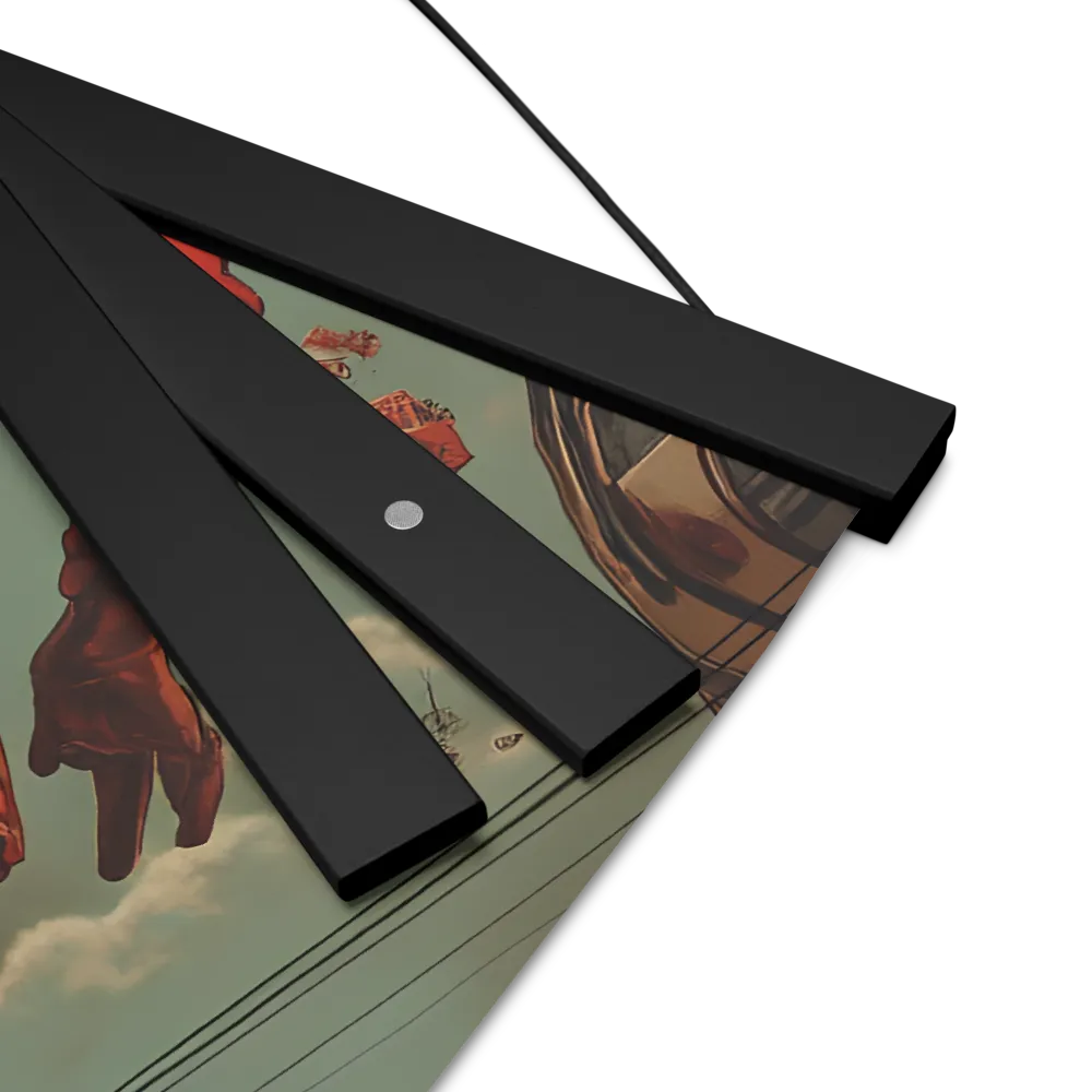 Flight of the Urban Dreamer | Poster With Black Wood Hanger | 16″×16″