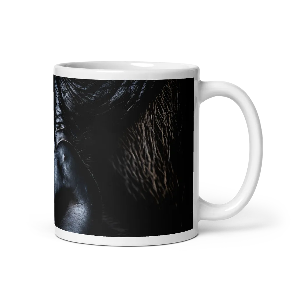 Gaze of the Wild: A Gorilla's Portrait | Mugs | Multiple Sizes & Colors