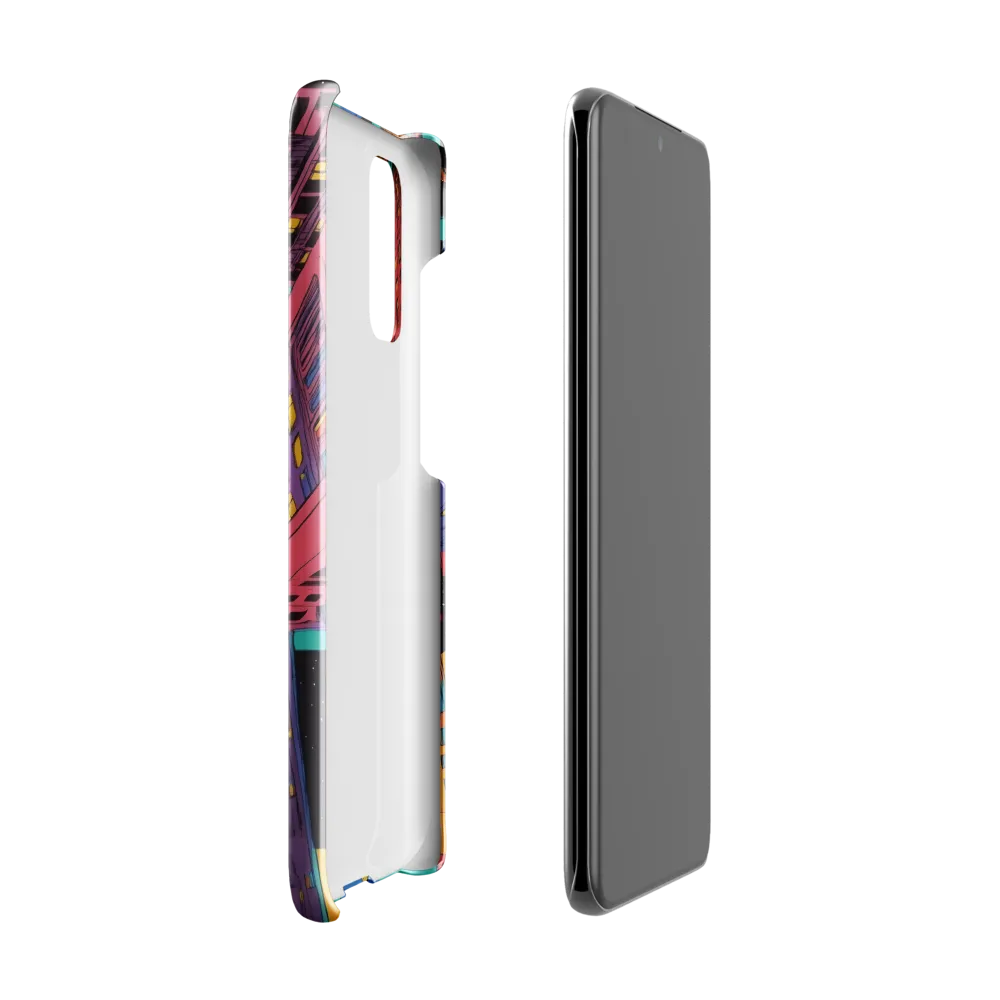 Aerial Dreamscape: The Pulse of Urban Life | Phone Case |  S20 | Snap Case | Glossy