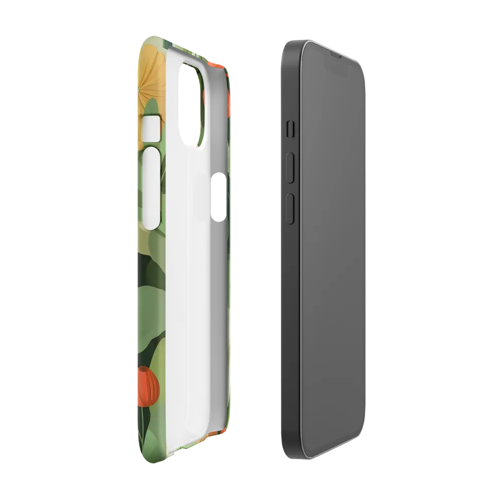 Nature's Serenity: A Modern Portrait | Phone Case |  13 | Snap Case | Glossy