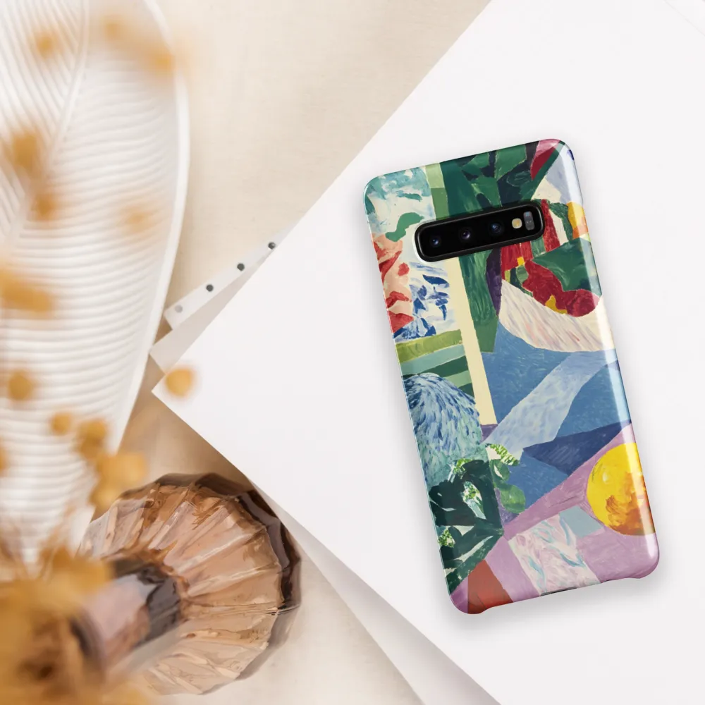 Playful Harmony in Color and Form | Phone Case |  S10 Plus | Snap Case | Glossy