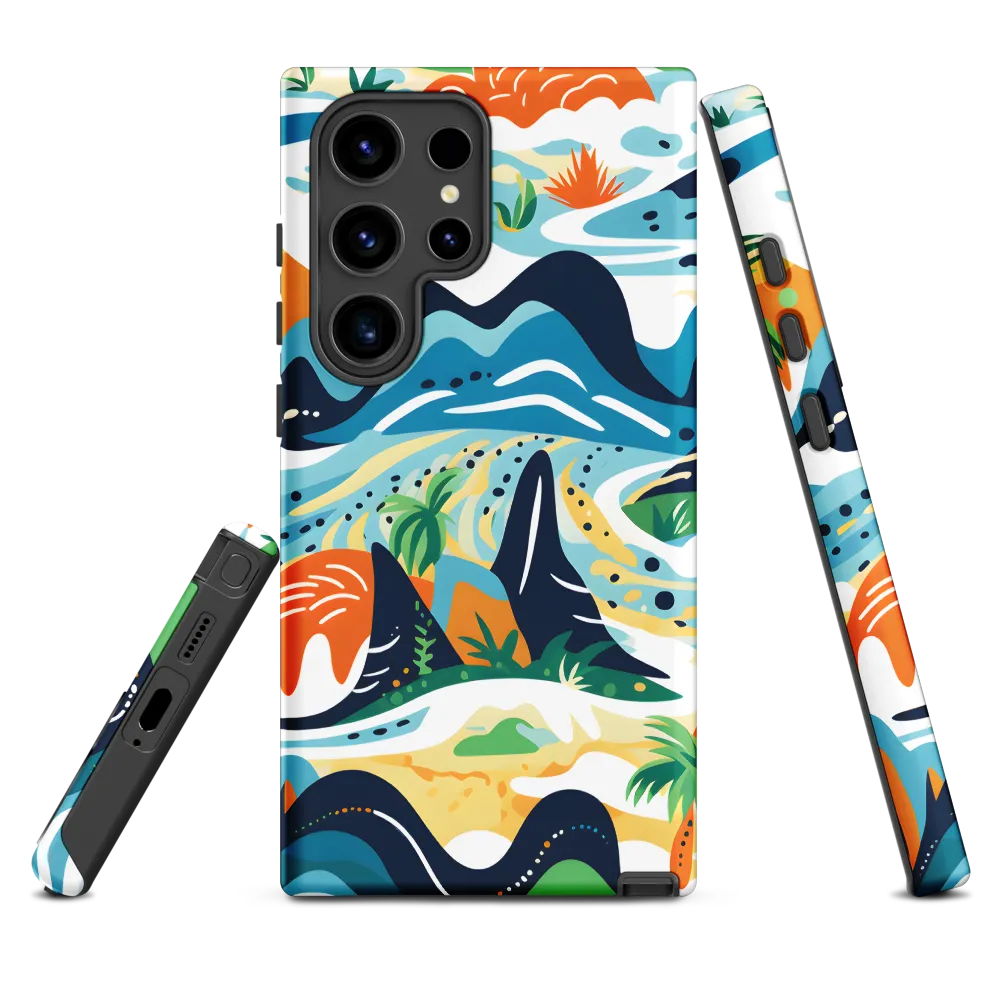 Abstract Tropical Landscape