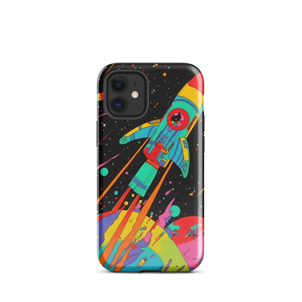 Cosmic Voyage: The Neon Lift-Off