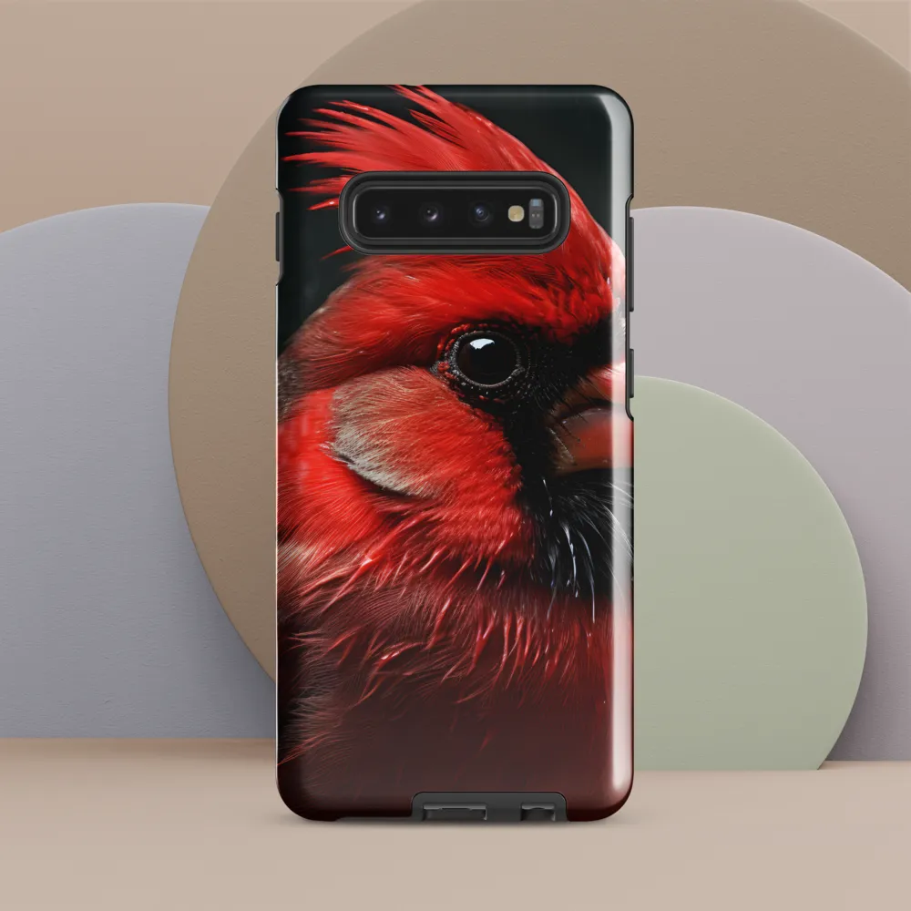 The Bold Cardinal | Phone Case |  S10 Plus | Tough Case | Glossy