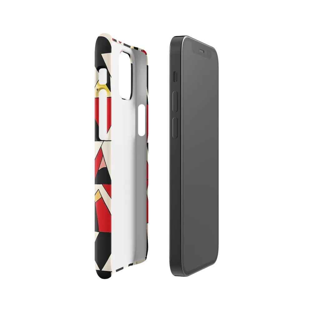 Dynamic Geometric Harmony | Phone Case |  12 Mini | Snap Case | Glossy